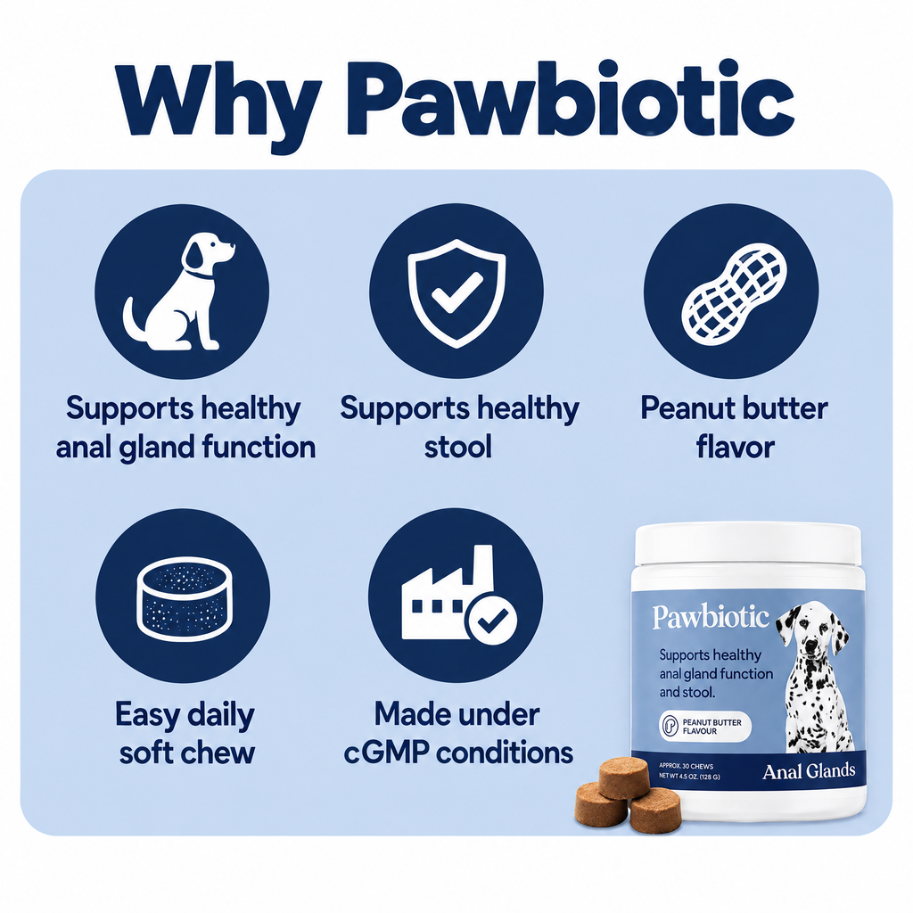 Why Pawbiotic: five benefits