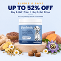 Pawbiotic bundle offer: up to 52% off, buy 2 get 1 free, buy 3 get 2 free, 90-day money-back guarantee